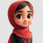 تصویر کاراکتر دختر ایرانی
