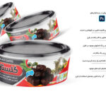 طرح لایه باز لیبل خرما