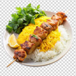 تصویر دوربری شده جوجه کباب