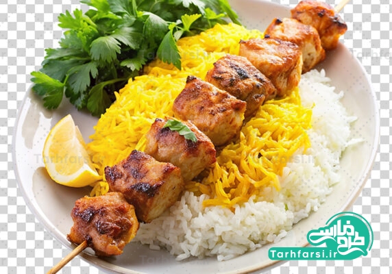 تصویر دوربری شده جوجه کباب