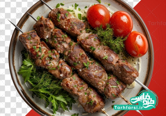 تصویر دوربری شده جوجه کباب