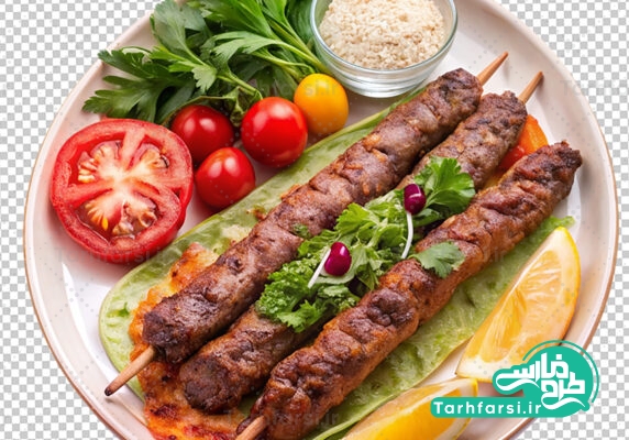 تصویر دوربری شده کباب کوبیده