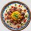 تصویر دوربری شده برنج و گوشت