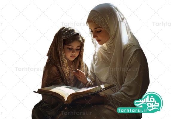 تصویر دختر قرآن خوان دوربری